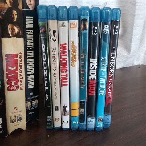 Lot Detail Blu Ray Discs Vhs Cds And Games