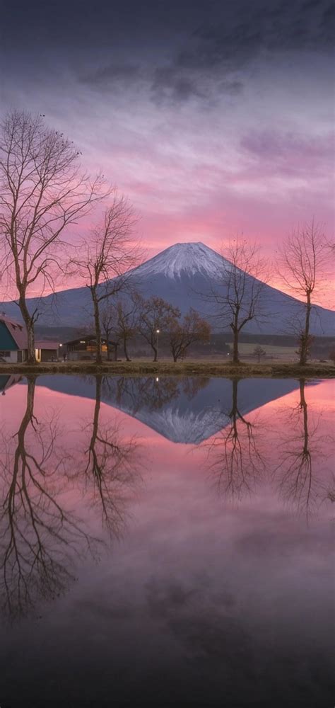 Mount Fuji Reflection Wallpapers Wallpaper Cave