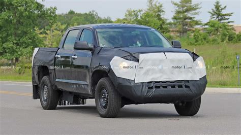 Next Gen Toyota Tundra Spied On Curvy Roads Towing Trailer Car In My Life