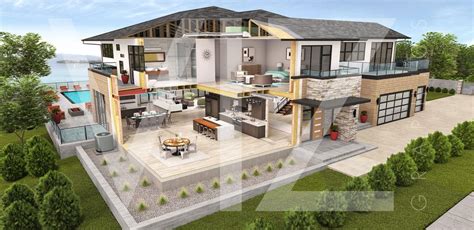 Check spelling or type a new query. Modern House Cutaway Rendering - VIZ Graphics