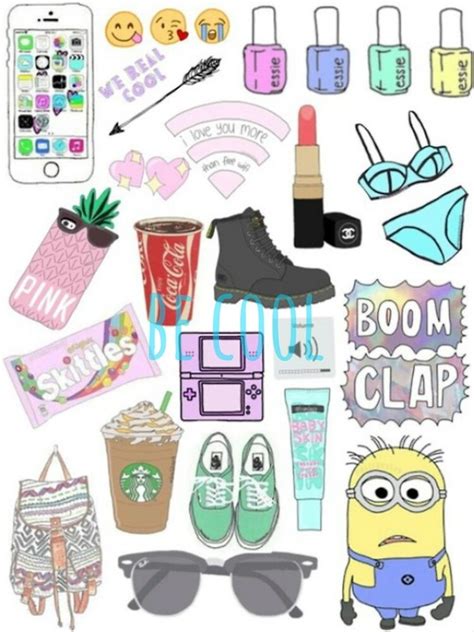 Cool Girly Stuff Poster By Annlovely Redbubble