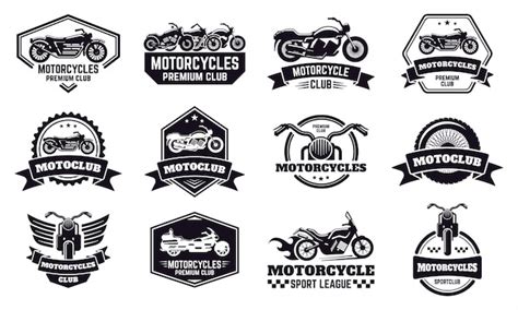 Insignias De Moto Motocicleta Retro Moto Club Emblemas Carreras Y