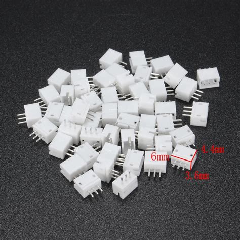 Excellway 100pcs Mini Micro Zh 15mm 3 Pin Jst Connector Plug With Wir