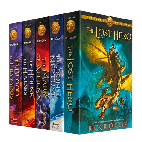 The Heroes Of Olympus Collection 5 Books Set Collection By Rick Riordan