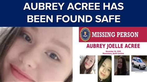 aubrey acree found alive in oklahoma man arrested in nc teen s abduction