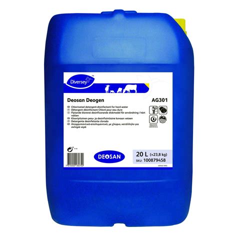Deosan Deogen Ag301 20l Chlorinated Detergent Disinfectant For Hard