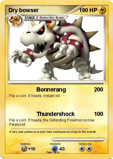 Pokémon Dry Bowser 390 390 Bonnerang My Pokemon Card