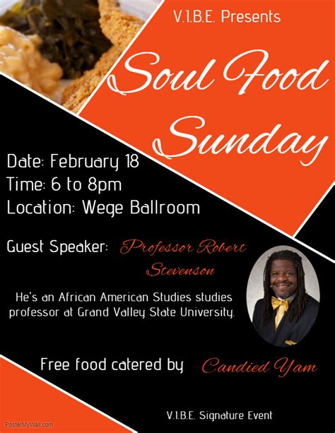 Trying to find the bestand most exciting approaches in the web? Soul Food Dinner Flyers - Register For Taste Traditions ...