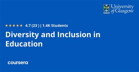Diversity And Inclusion In Education Course Uog Coursera