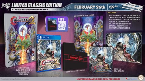 Limited Run #390: Bloodstained: Curse Of The Moon 2 Classic Edition (P