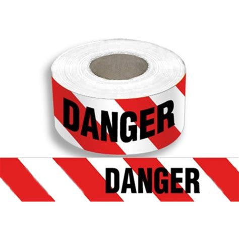 Find here barricade tape, caution tape manufacturers, suppliers & exporters in india. Barricade Tape - DANGER - Red / White - 75mm x 100 mtrs