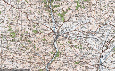 Historic Ordnance Survey Map Of Tiverton 1919