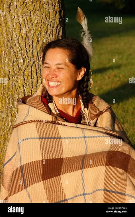 Native American Indian Lakota Sioux Woman Stock Photo Alamy