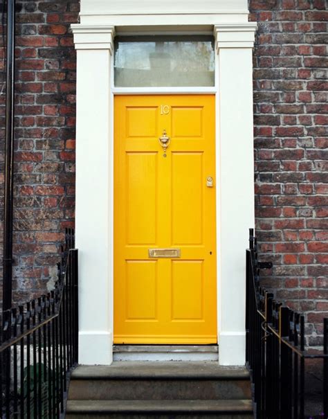 The easiest way to do this is to remove the door off its hinges before painting door jambs and the door frame. 8 Ideas to Include Lemon Yellow in the Interior Decor of ...