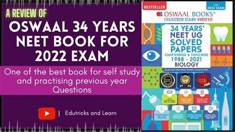 Neet 2022 Oswaal Books For Neet Exam 34 Years Solved Papers Book