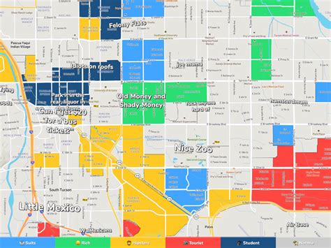 Downtown Tucson Map Printable