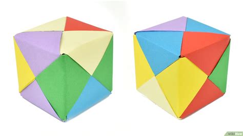 Como Armar Un Cubo De Papel Como Hacer Un Cubo Infinito De Papel Manualidades Origami Manualidades