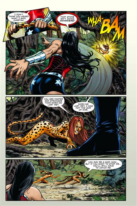 God Of War Wonder Woman Vs The Cheetah New 52 Comicnewbies