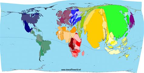 How The World Map Looks Wildly Different Than You Think Goldismoney