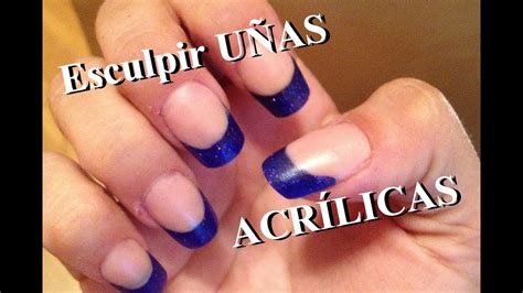 (polvo y liquido), su combinacion crea una masa que aplica encima de la extension. Uñas acrilicas - Cómo esculpir uñas acrílicas para ...