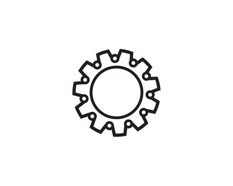Gear Logo Template Vector Icon Illustration Design 619359 Vector Art At