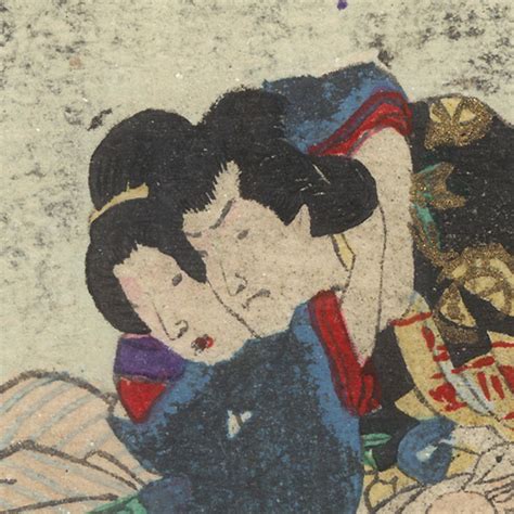 fuji arts japanese prints antique pocket shunga ca 1880 by meiji era artist unsigned