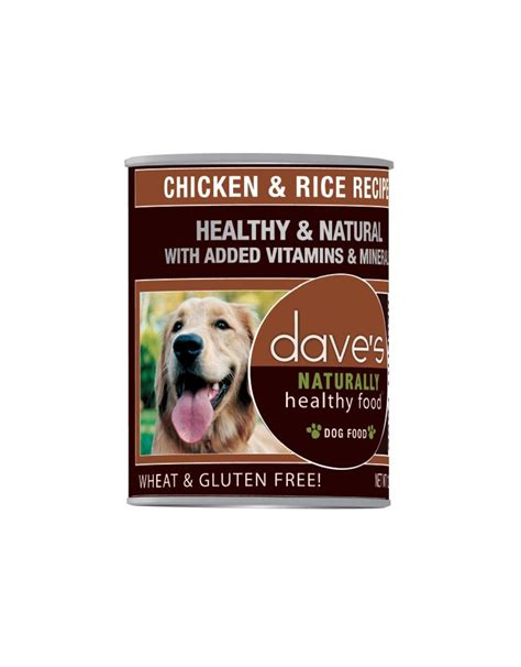 What's really in your pet food? Dave's | Naturally Healthy Chicken & Rice Canned Dog Food ...