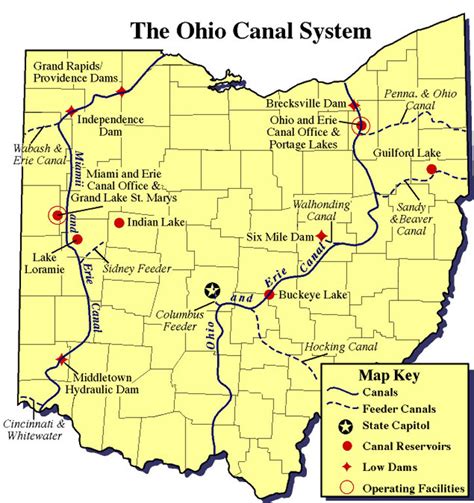 Erie Canal Ohio River Map My Xxx Hot Girl