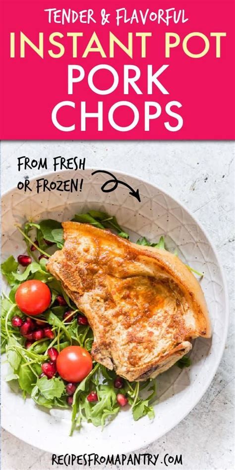 Instant pot pork chops are made in no time and are always tender and delicious! You whole family will LOVE this easy Instant Pot Pork ...