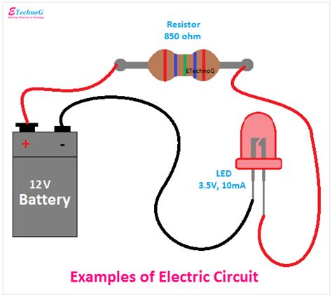 What Is Electric Circuit Examples Types Components Etechnog