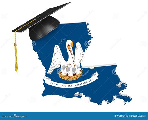 Louisiana State College And University Education Concept 3d Rendering
