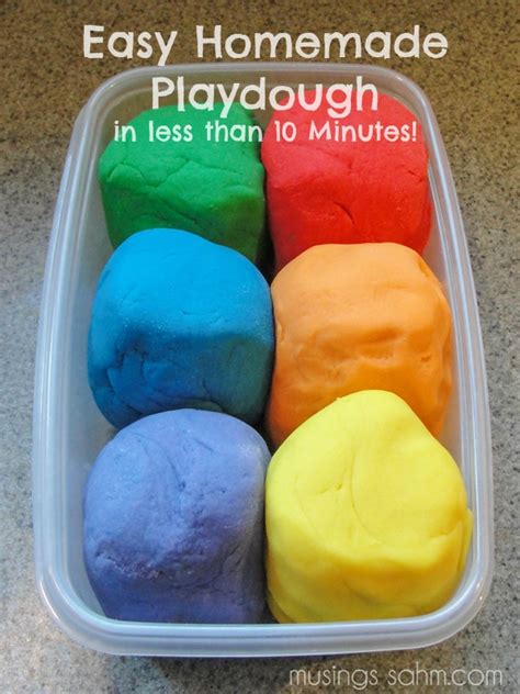 The Easiest Homemade Playdough Recipe Lasts For Months