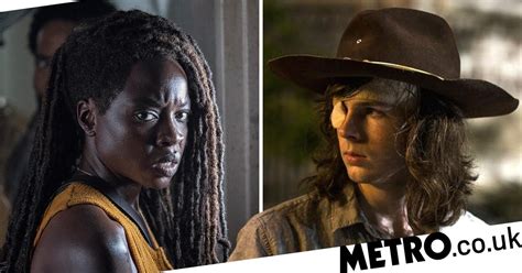 The Walking Dead Axed Awful Carl Grimes Scene From Michonnes Exit