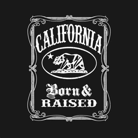 California Born And Raised Distressed Vintage Look Norcal T Shirt