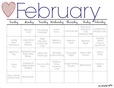 We brought you a hot choccy stand in february, so it would be rather remiss of us if we didn't also have a gorgeous and colourful lemonade stand in. February Printable Activity Calendar for Kids | Kids ...