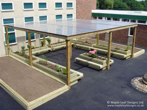 Timber Pergola With Polycarbonate Roof Maple Leaf Designs