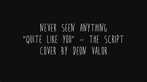 Never Seen Anything Quite Like You The Script Cover Youtube