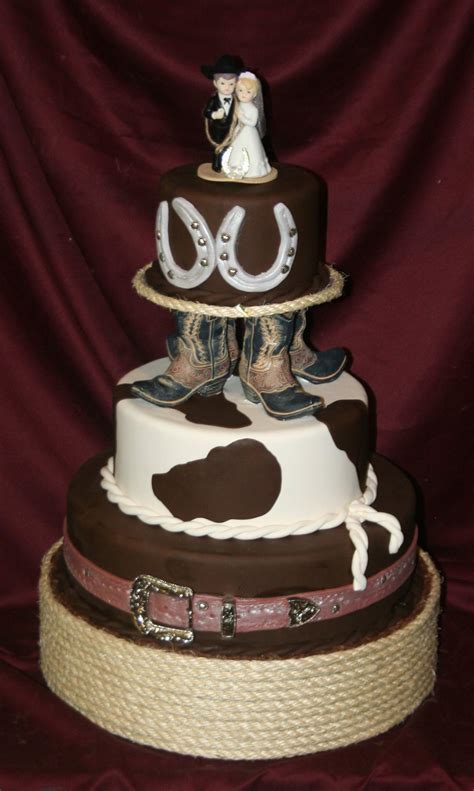 Here are the best wedding cake ideas of the moment: Cowboy Cakes - Decoration Ideas | Little Birthday Cakes