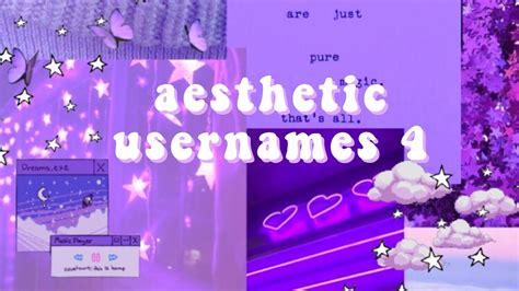 Aesthetic Usernames 4 ☕︎ Youtube