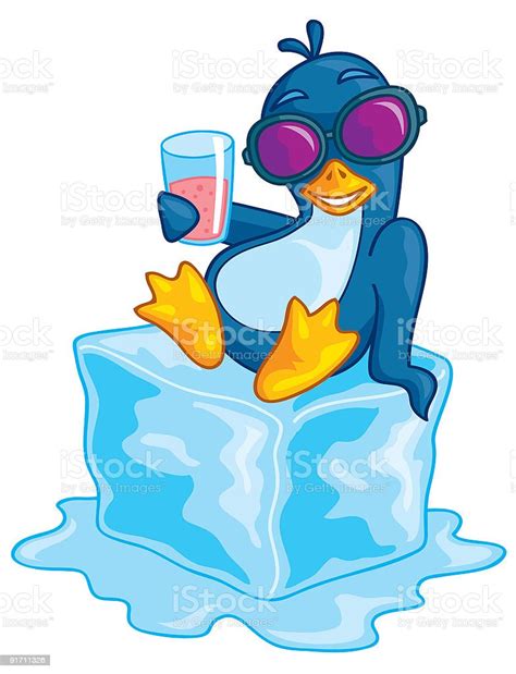Penguin On Ice Stock Illustration Download Image Now Istock