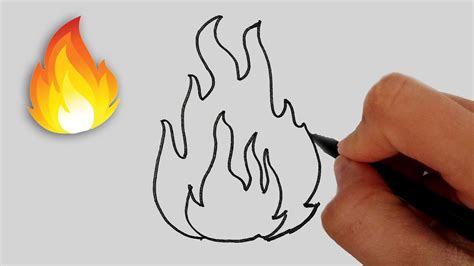 Çok Kolay Ateş Çizimi Ateş Nasıl Çizilir Kolay Adım Adım Çizimler