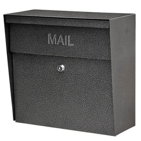 Mail Boss Metro Locking Wall Mount Mailbox With High Security
