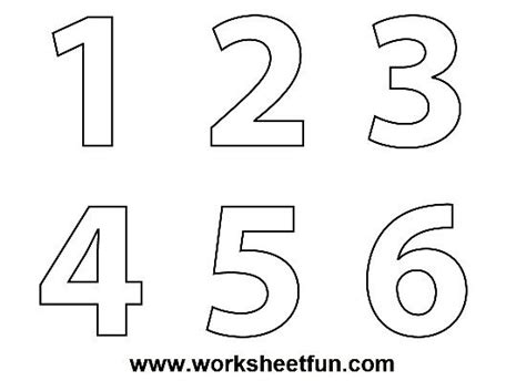 Numbers | Color worksheets, Preschool coloring pages, Free preschool