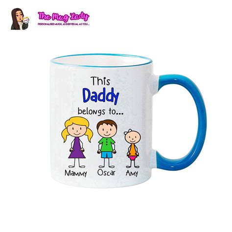 Daddy Personalised Mug Etsy Uk