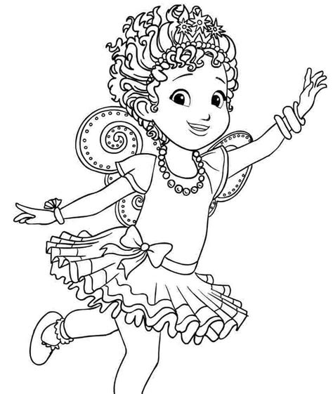 Free Fancy Nancy Coloring Pages