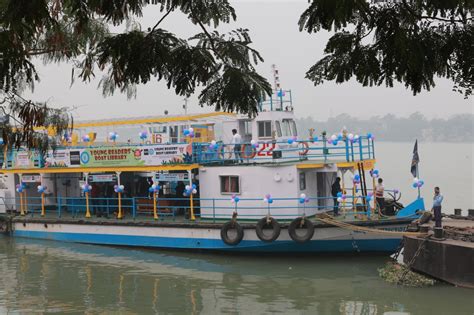 A Library On A Boat In Kolkata Read While You Cruise Along The River
