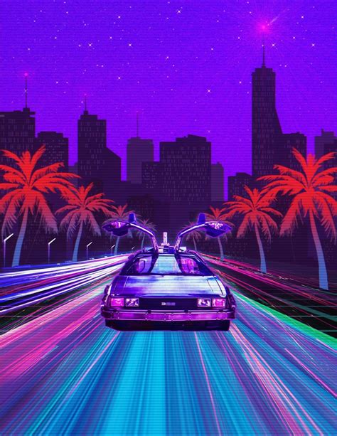 80s Retro Neon Car Wallpapers Top Free 80s Retro Neon