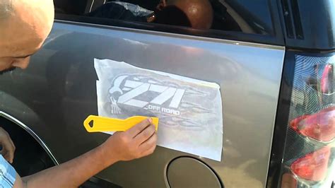 Make A Car Window Sticker Cutting Sticker