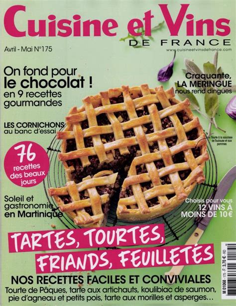 Cuisine Et Vins De France N° 175 Abonnement Cuisine Et Vins De France