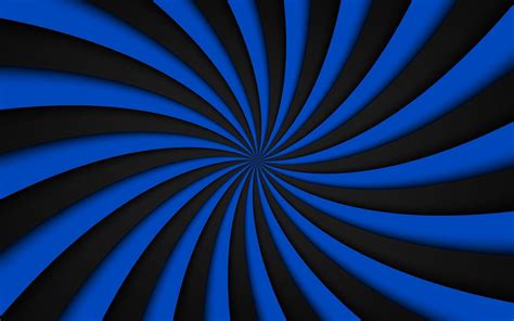 Black And Blue Spiral Background Swirling Radial Pattern Abstract
